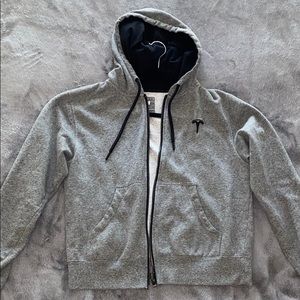 Tesla Peppered Zip Up hoodie